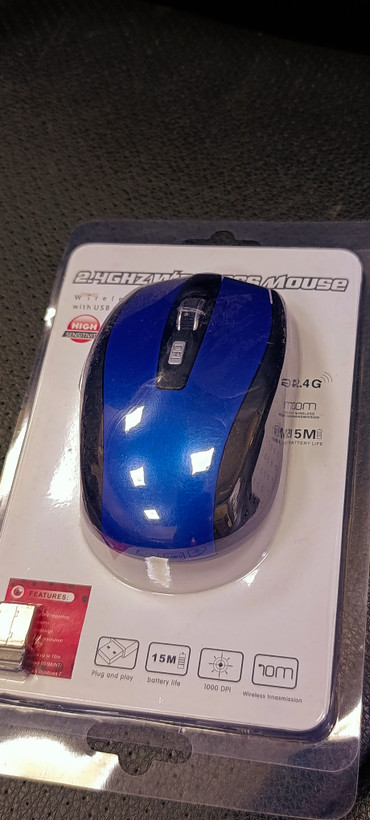 موس بیسیم 2.4 گیگاهرتز باتریخور با گیرنده USB و طراحی کممصرف