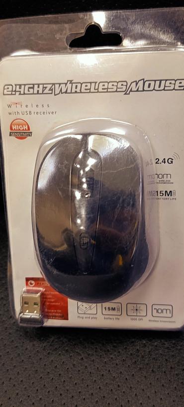 موس بیسیم 2.4 گیگاهرتز باتریخور با گیرنده USB و طراحی کممصرف