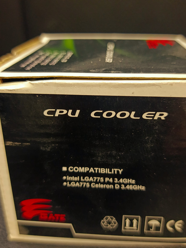 فن و هیتسینک پردازنده GATE مخصوص Intel LGA775 با کانکتور 4 پین PWM