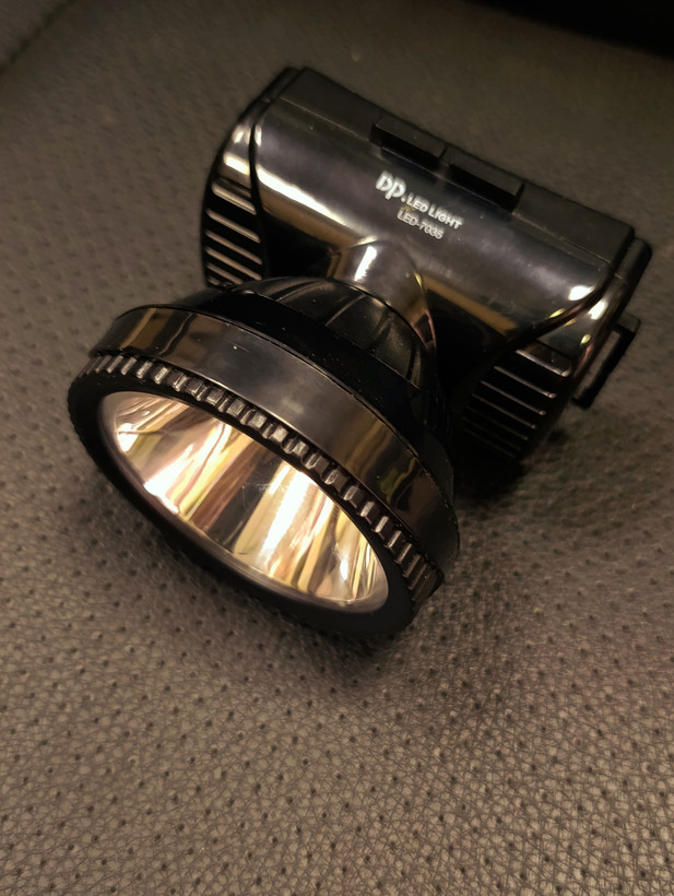 چراغ پیشانی شارژی DP LED LIGHT مدل LED-7035 با باتری لیتیوم 18650 ارتقایافته و محافظ شارژ