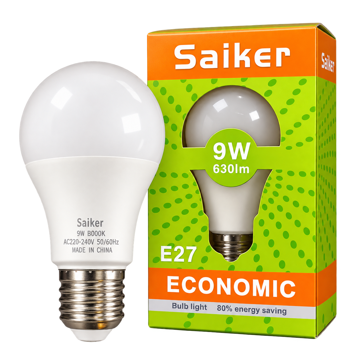 لامپ LED سایکر 9 وات مدل Economic پایه E27