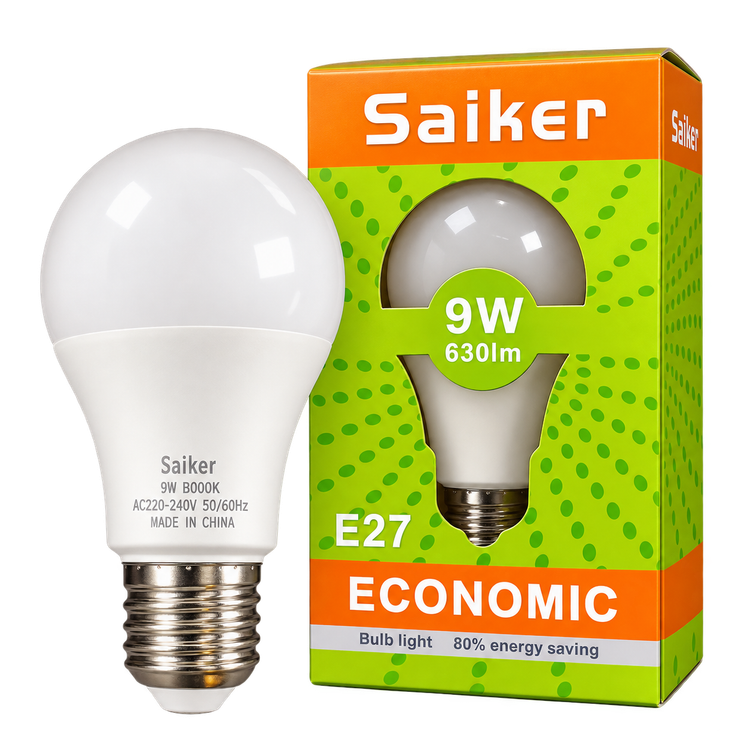 لامپ LED سایکر 9 وات مدل Economic پایه E27