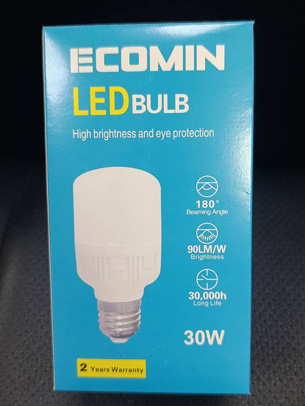 لامپ LED اکومین 30 وات پایه E27 نور سفید