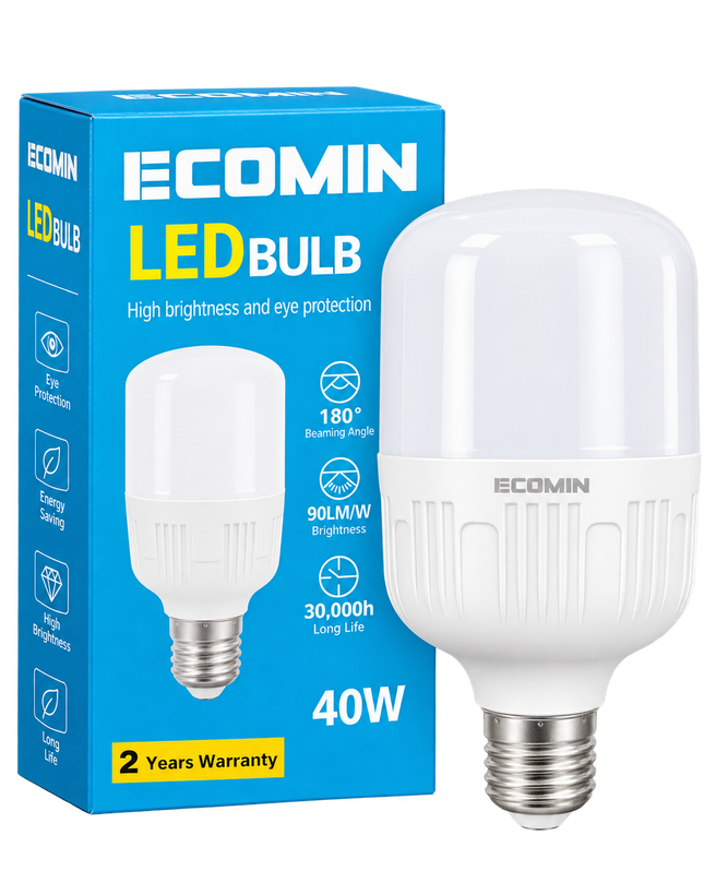 لامپ LED اکومین 40 وات پایه E27