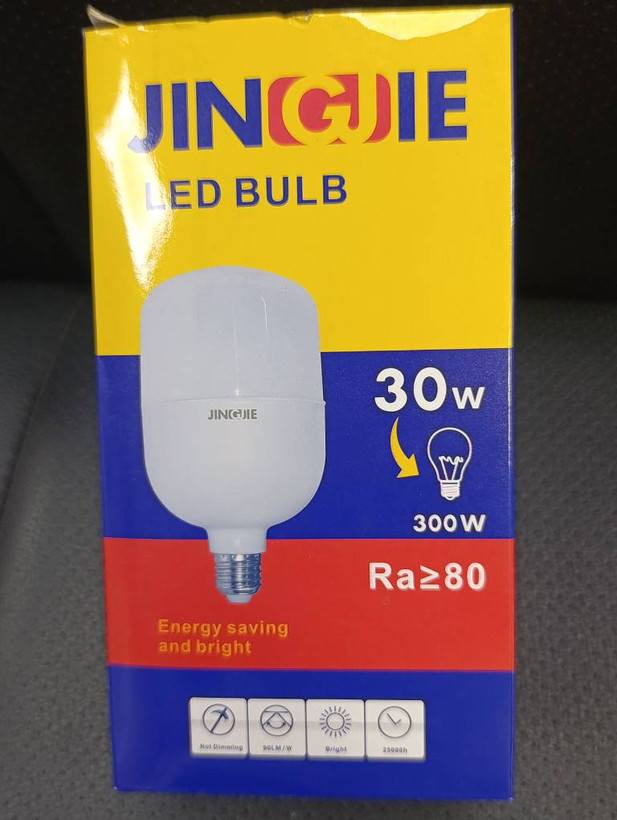 لامپ LED جینگجی 30 وات پایه E27
