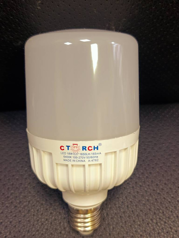 لامپ LED سیتورچ 18 وات پایه E27 نور مهتابی 6400K