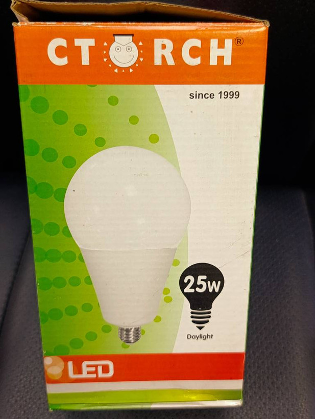 لامپ LED سیتورچ 25 وات حباب بزرگ پایه E27 نور مهتابی 6400K