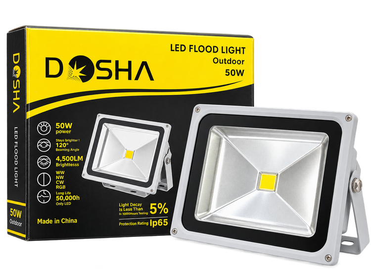 نورافکن LED دوشا 50 وات Outdoor مدل Flood Light با درجه حفاظت IP65