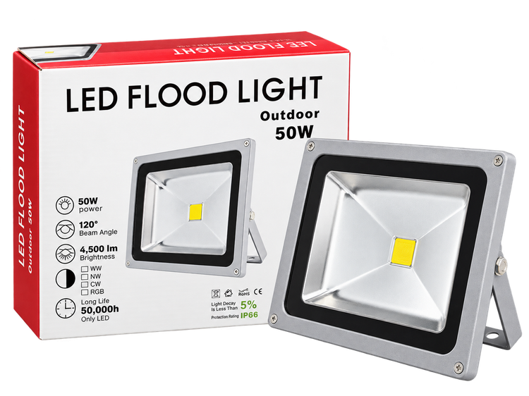 پروژکتور LED فضای باز 50 وات IP66 با روشنایی 4500 لومن