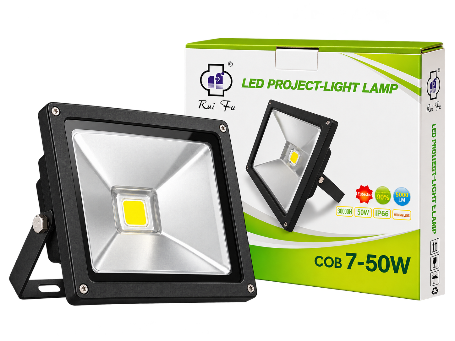 پروژکتور LED COB روی فو Rui Fu مدل Project Light توان 50 وات IP66 با روشنایی 5000 لومن