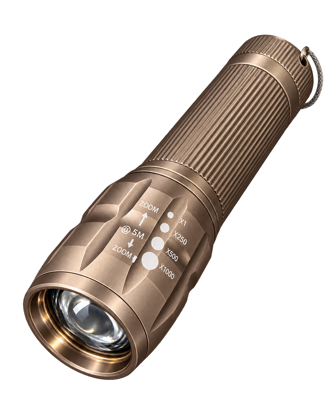 چراغ قوه تاکتیکال LED زوم‌دار Bell + Howell TacLight مدل 1520 رنگ مسی