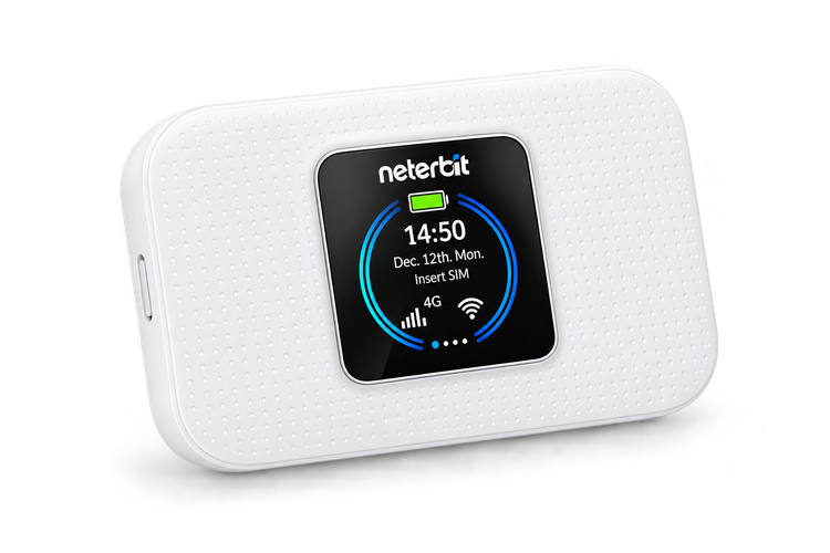 مودم همراه Neterbit NWR-940X 4G LTE Wi-Fi 6 با باتری 3000mAh استوک در حد آکبند
