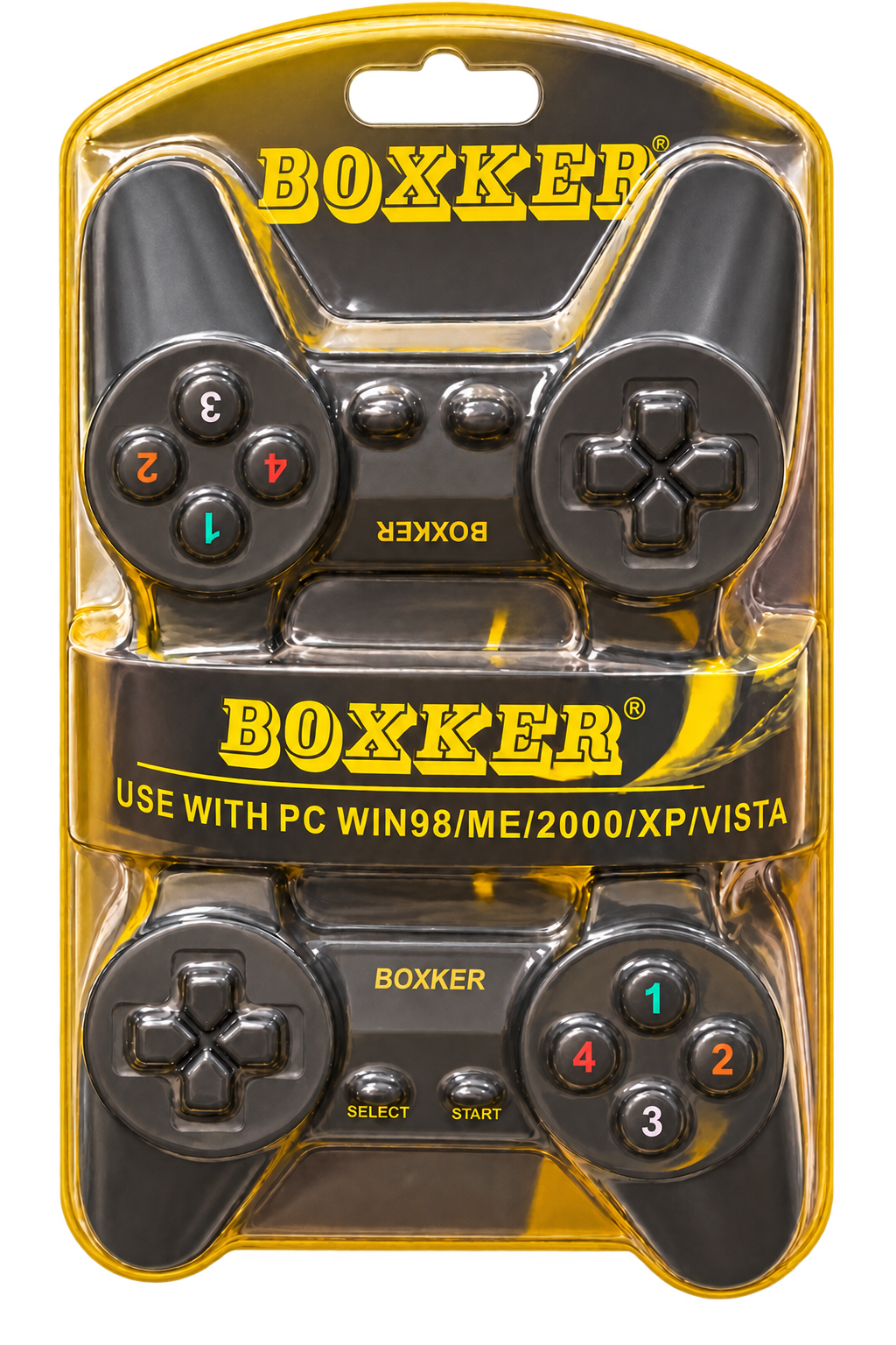 دسته بازی دوبل باسیم Boxker مدل USB-8838 مخصوص کامپیوتر