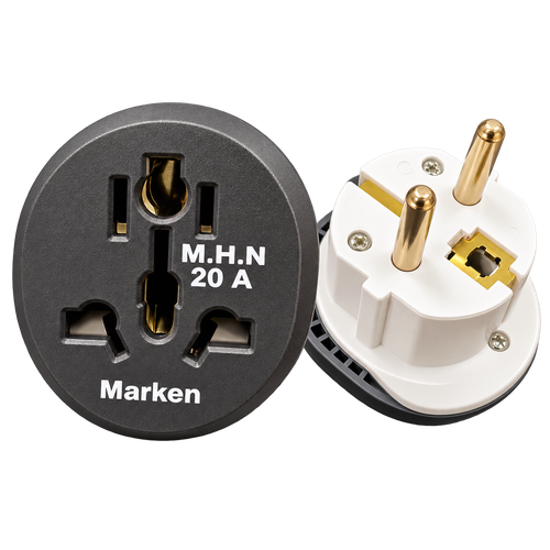 تبدیل برق یونیورسال Marken مدل M.H.N 20A به دوشاخه اروپایی EU