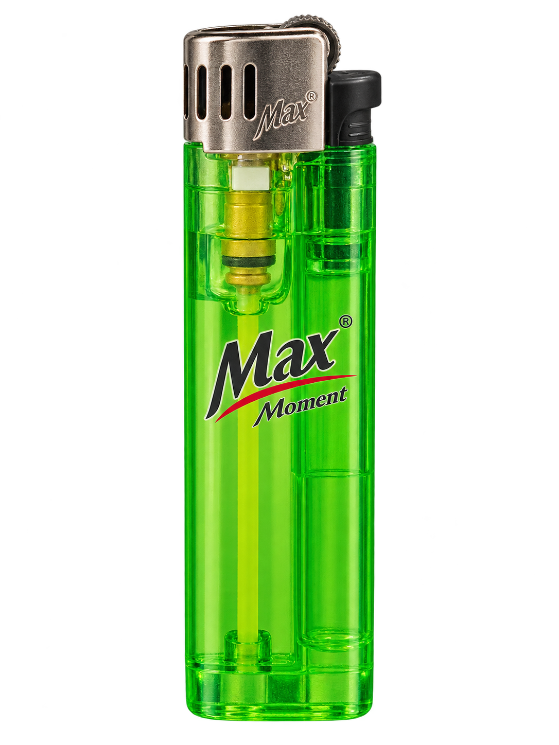 فندک گازی جیبی MAX مدل Moment Lighter بدنه شفاف