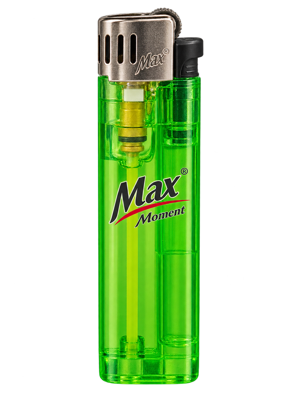 فندک گازی جیبی MAX مدل Moment Lighter بدنه شفاف