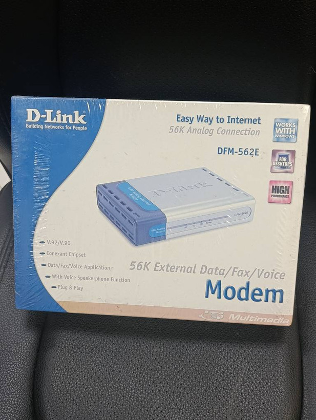 مودم دیالآپ خارجی D-Link مدل DFM-562E با قابلیت Data/Fax/Voice