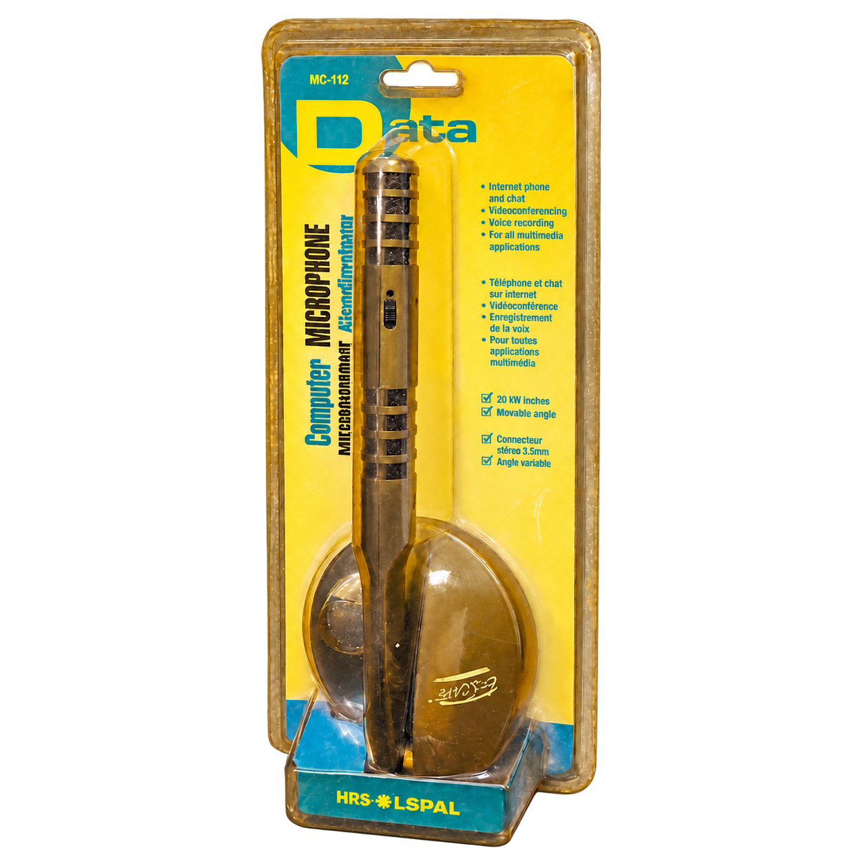 میکروفون رومیزی کامپیوتر Data مدل MC-112 با کلید روشن و خاموش