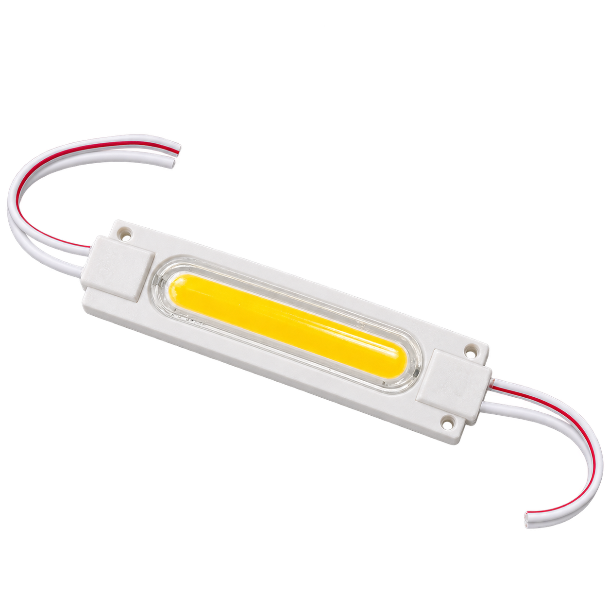 ماژول LED COB زرد ۱۲ ولت پشت‌چسب‌دار مناسب صندوق‌عقب خودرو