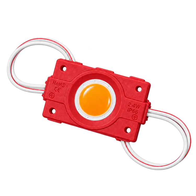 ماژول LED COB نارنجی ۱۲ ولت ۲.۴ وات پشتچسبدار