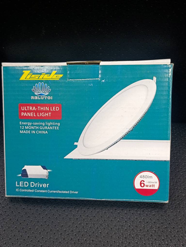 پنل LED سقفی توکار گرد RELUTCI مدل Lisile توان ۶ وات