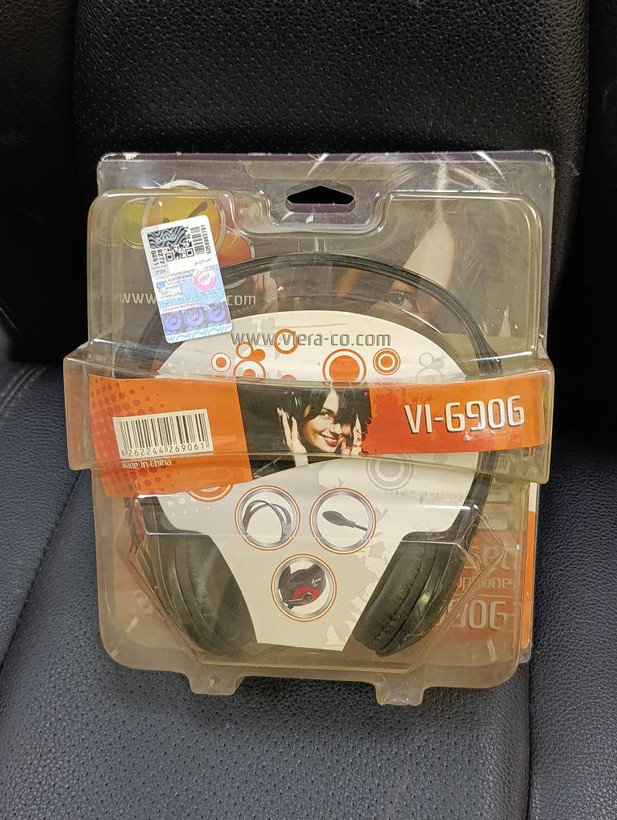 هدست باسیم ویرا مدل VI-6906 با میکروفون و کنترل صدا