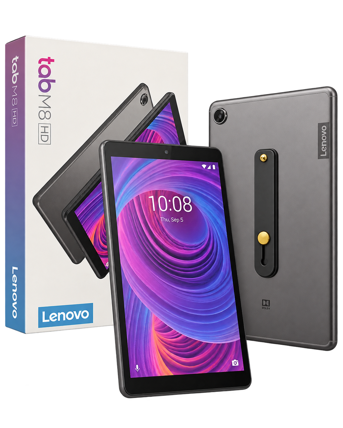 تبلت لنوو مدل Tab M8 HD نسل دوم TB-8505F ظرفیت 32 گیگابایت و رم 2 گیگابایت نسخه Wi-Fi رنگ خاکستری