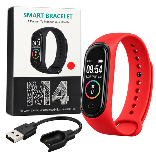 دستبند هوشمند M4 مدل Smart Bracelet بند قرمز