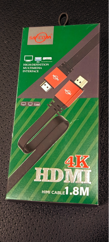 کابل HDMI 4K فلت طول 1.8 متر با کانکتور فلزی