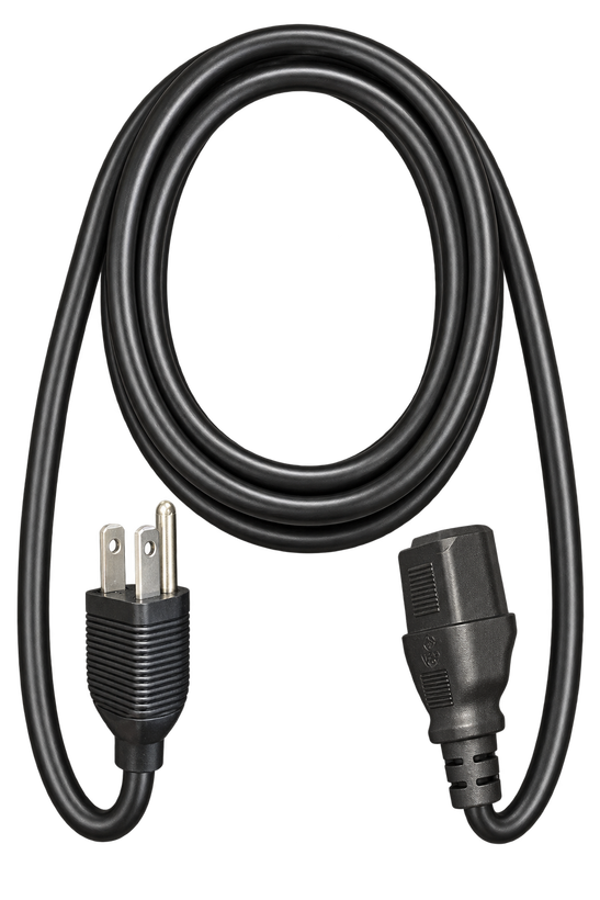کابل برق ۱۰ آمپر سهشاخه آمریکایی به IEC C13 مناسب کامپیوتر و مانیتور