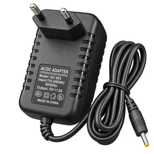 آداپتور سوزنی تبلت مدل GC-655 با خروجی ۵ ولت ۲ آمپر