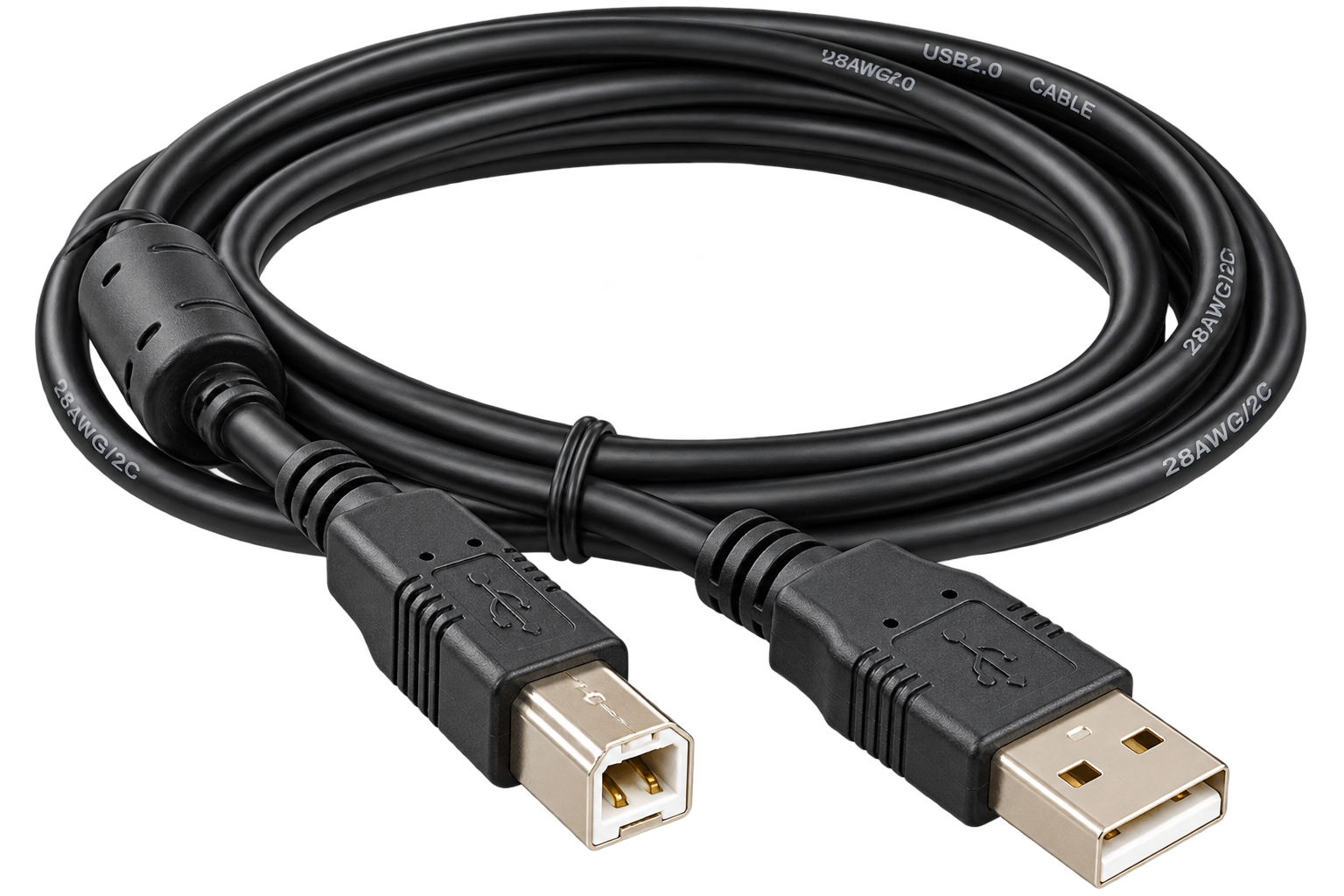 کابل پرینتر USB 2.0 مدل Type-A به Type-B مناسب چاپگر و اسکنر