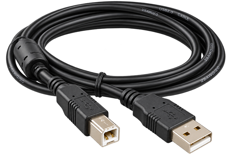 کابل پرینتر USB 2.0 مدل Type-A به Type-B مناسب چاپگر و اسکنر