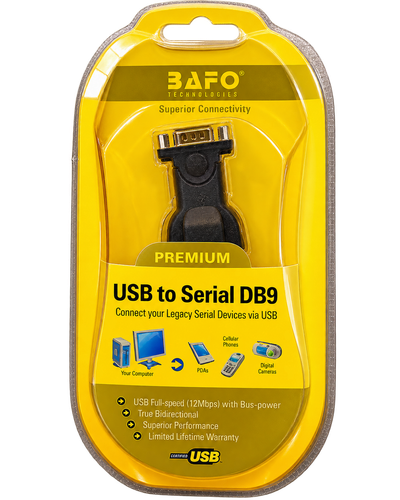 مبدل USB به سریال RS232 DB9 بافو BAFO مدل BF-810