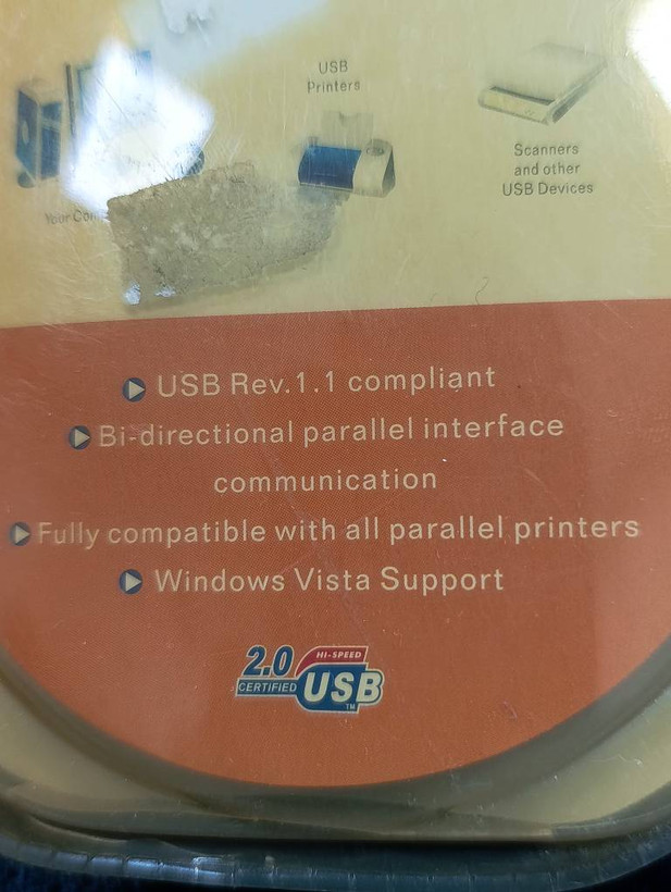 مبدل USB به LPT چاپگر قدیمی PLANET مدل Premium USB to Centronics با کانکتور 36 پین