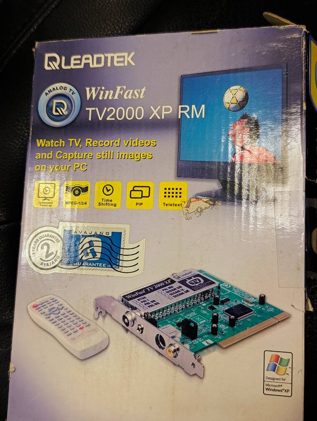 کارت تیوی و کپچر آنالوگ Leadtek WinFast TV2000 XP RM PCI با ریموت کنترل