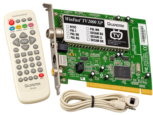 کارت تیوی و کپچر آنالوگ Leadtek WinFast TV2000 XP RM PCI با ریموت کنترل