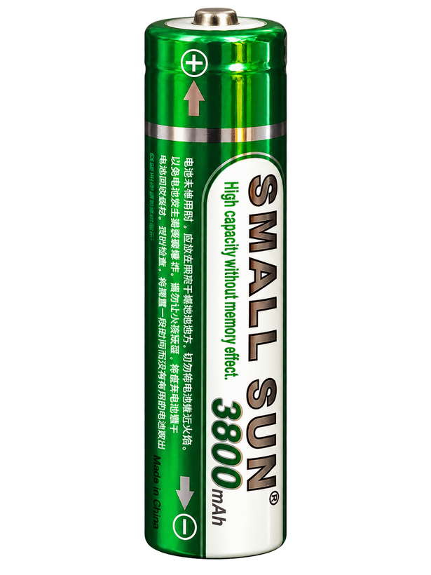 باتری لیتیوم یون قابل شارژ Small Sun 18650 ظرفیت اسمی 3800mAh
