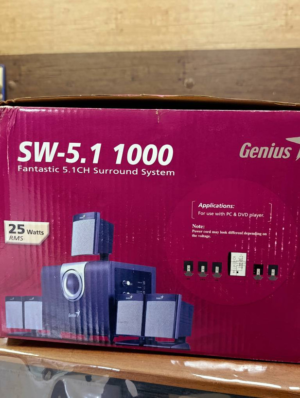اسپیکر مخصوص کامپیوتر 5.1 کاناله Genius مدل SW-5.1 1000 با سابووفر