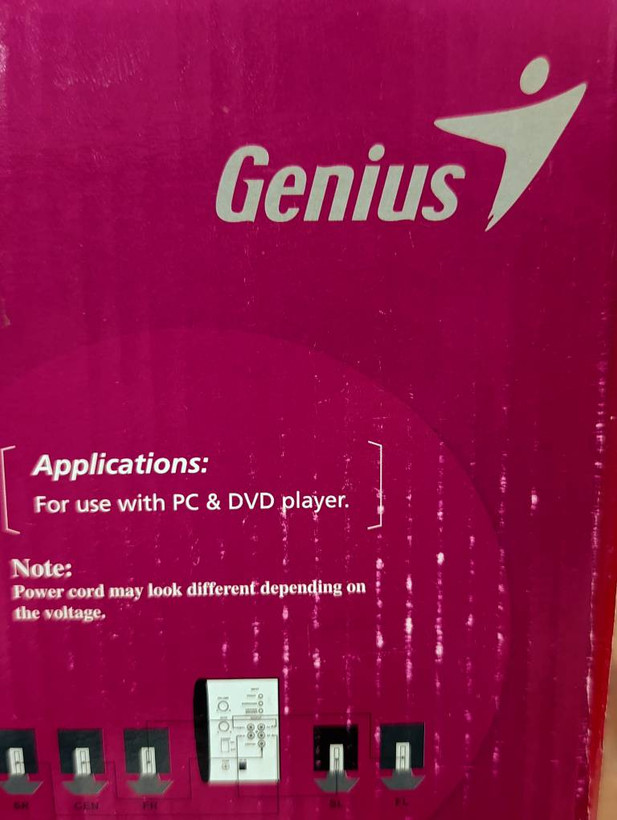 اسپیکر مخصوص کامپیوتر 5.1 کاناله Genius مدل SW-5.1 1000 با سابووفر