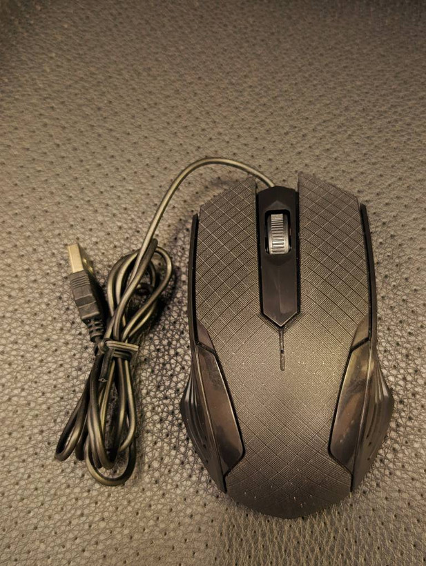 ماوس اپتیکال سیمی GH-3 با دقت 1200DPI و رابط USB