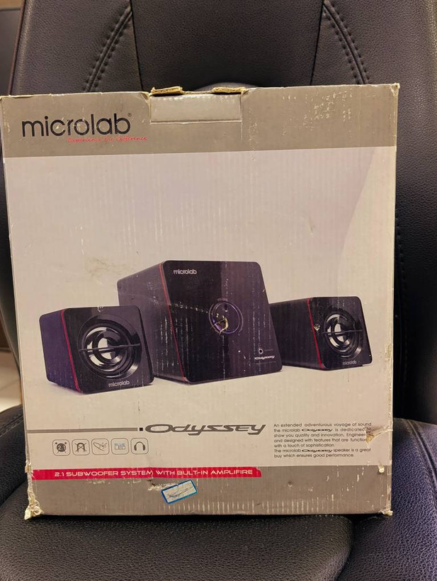 اسپیکر مخصوص کامپیوتر Microlab Odyssey سیستم 2.1 با سابووفر و آمپلیفایر داخلی