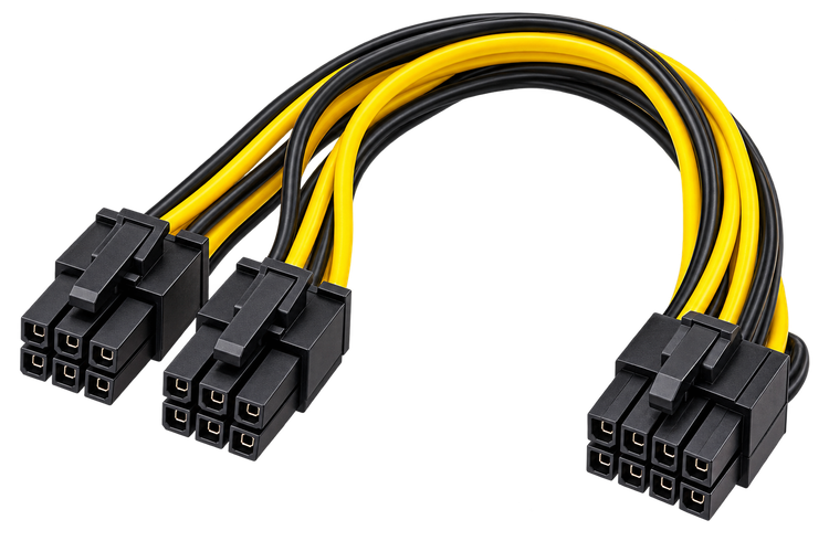 کابل برق کارت گرافیک پاور ماژولار 8 پین به PCIe 6+2 پین