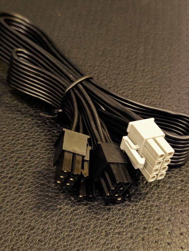 کابل خروجی برق پاور ماژولار GREEN به کارت گرافیک با دو خروجی PCIe 6+2 پین