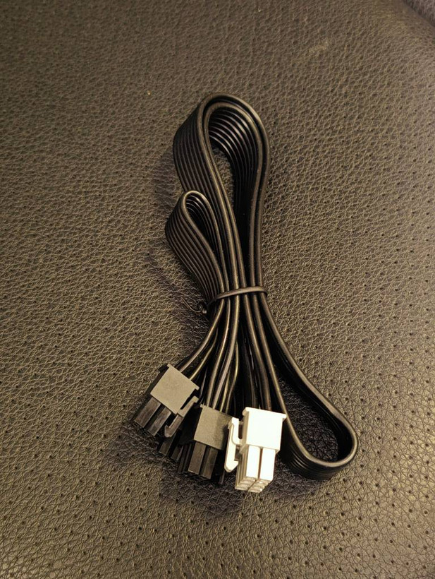 کابل خروجی برق پاور ماژولار GREEN به کارت گرافیک با دو خروجی PCIe 6+2 پین