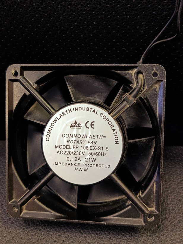 فن آکسیال صنعتی 220 ولت Commonwealth مدل FP-108 EX-S1-S سایز 12×12 سانتیمتر
