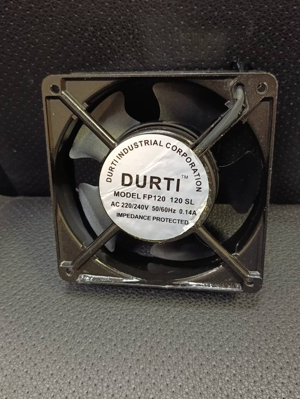 فن آکسیال صنعتی 5 پره DURTI مدل FP120 120 SL برق 220/240 ولت