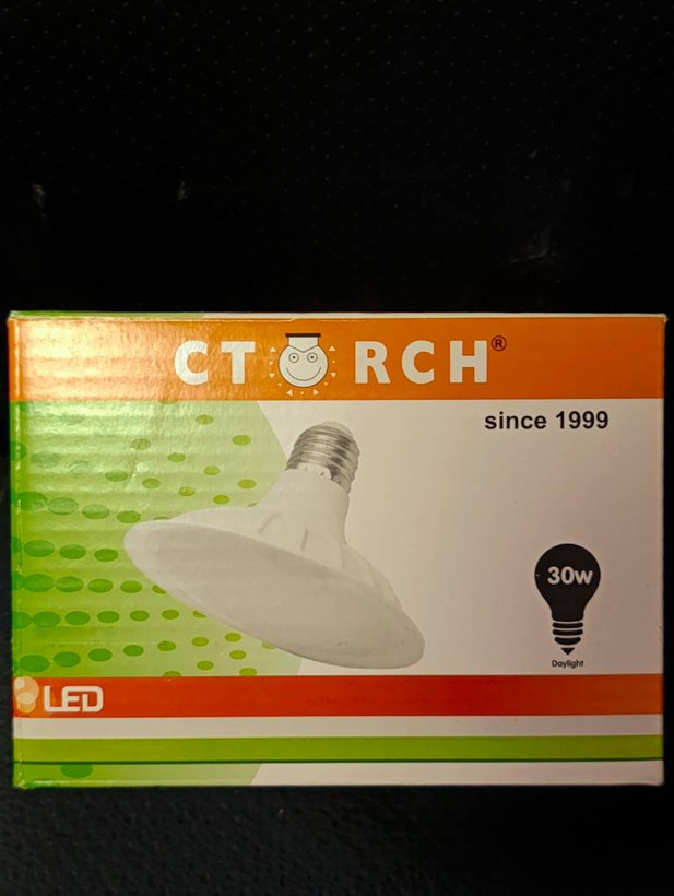 لامپ سفینهای LED CTORCH توان 30 وات پایه E27 نور مهتابی 6400K