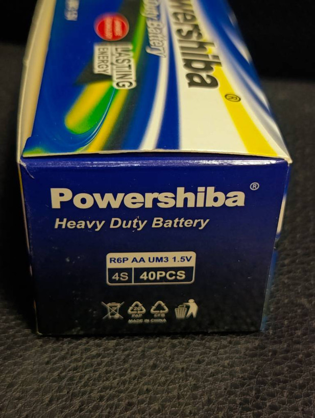 باتری قلمی Powershiba مدل R6P / UM3 ظرفیت 1.5 ولت Heavy Duty