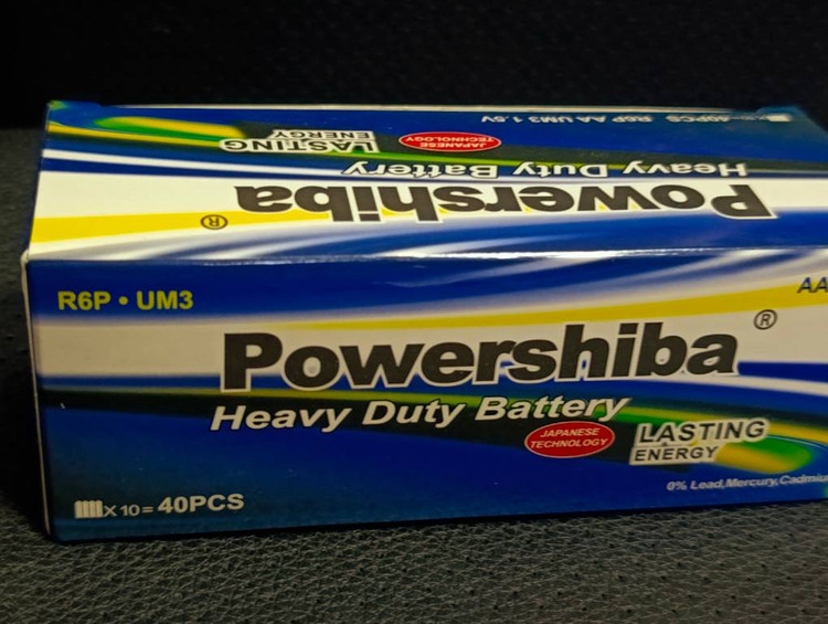 باتری قلمی Powershiba مدل R6P / UM3 ظرفیت 1.5 ولت Heavy Duty